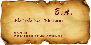 Böröcz Adrienn névjegykártya